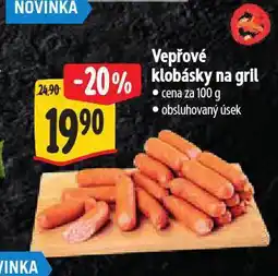 Albert Vepřové klobásky na gril nabídka