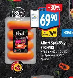 Albert Špekáčky piri-piri nabídka