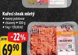 Albert Kuřecí steak mletý nabídka