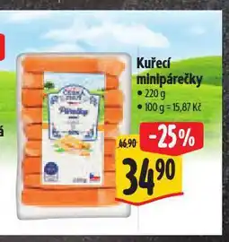 Albert Kuřecí minipárečky nabídka