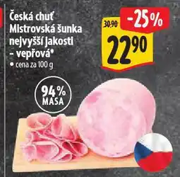 Albert Mistrovská šunka nabídka
