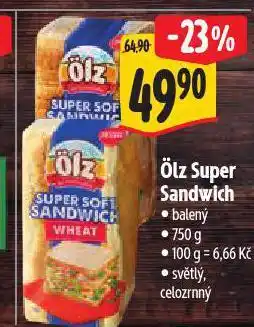 Albert Ölz super sandwich nabídka