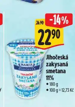 Albert Jihočeská zakysaná smetana nabídka