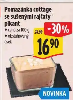 Albert Cottage pomazánka se sušenými rajčaty nabídka