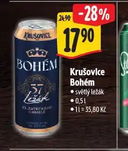 Albert Pivo krušovice bohém nabídka
