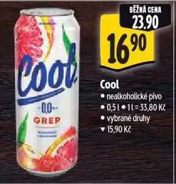 Albert Cool nealkoholické pivo nabídka
