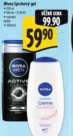 Albert Nivea sprchový gel nabídka