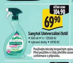 Albert Sanytol univerzální čistič nabídka
