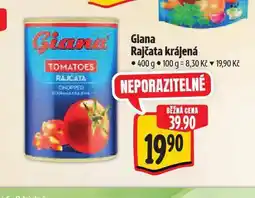 Albert Giana rajčata krájená nabídka
