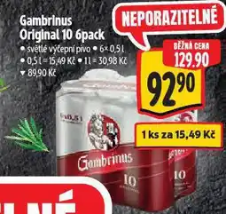 Albert Pivo gambrinus originál 10 nabídka