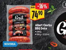Albert Chorizo bbq dolce nabídka