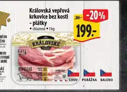 Albert Vepřová krkovice bez kosti - plátky nabídka