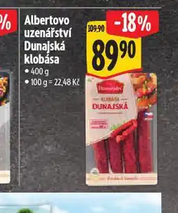 Albert Dunajská klobása nabídka