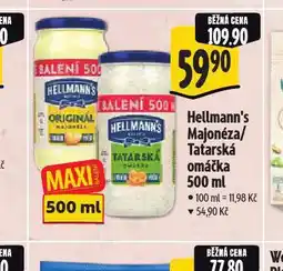 Albert Hellmann´s tatarská omáčka, majonéza nabídka
