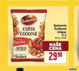 Billa Bohemia čočkové chipsy nabídka