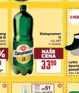 Billa Pivo zlatopramen 11 nabídka