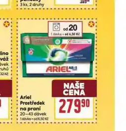 Billa Ariel prací prostředek nabídka