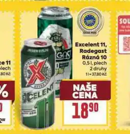 Billa Pivo excelent 11 nabídka