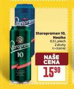 Billa Pivo staropramen 10 nabídka