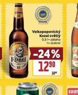 Billa Pivo velkopopovický kozel 10 nabídka