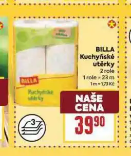 Billa Billa kuchyňské utěrky nabídka