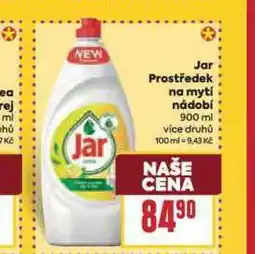 Billa Jar prostředek na nádobí nabídka