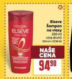 Billa Elseve šampon nabídka