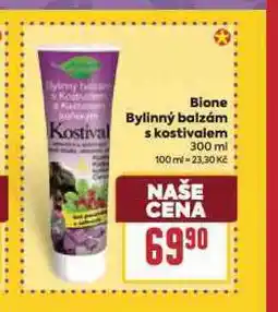 Billa Bione bylinný balzám s kostivalem nabídka