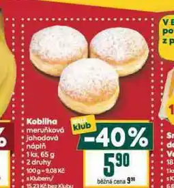 Billa Kobliha meruňková, jahodová nabídka