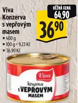 Albert Viva Konzerva s vepřovým masem nabídka