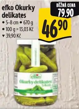 Albert EFKO Okurky delikates nabídka