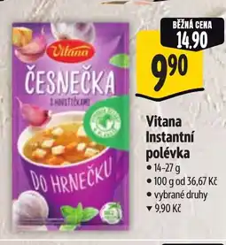Albert VITANA Instantní polévka nabídka