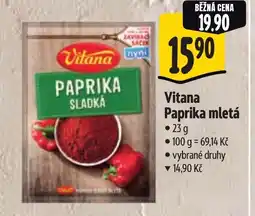 Albert VITANA Paprika mletá nabídka