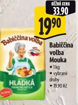 Albert Babiččina volba Mouka nabídka