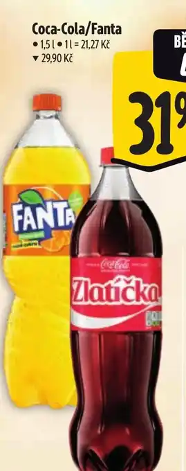 Albert COCA-COLA, FANTA nabídka