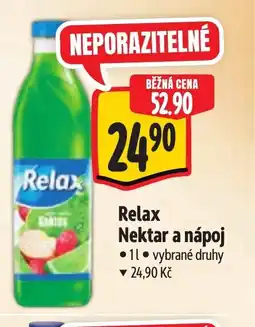 Albert RELAX Nektar a nápoj nabídka