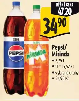 Albert PEPSI / MIRINDA nabídka