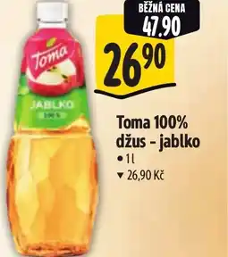 Albert Toma 100% džus - jablko nabídka