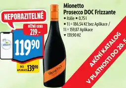 Albert Mionetto Prosecco DOC Frizzante nabídka