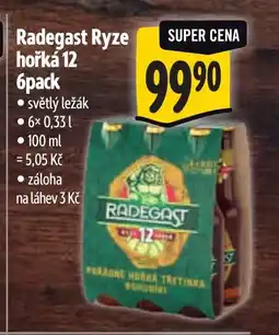 Albert Radegast Ryze hořká 12 nabídka
