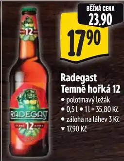 Albert Radegast Temně hořká 12 nabídka