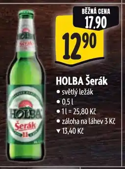 Albert HOLBA Šerák nabídka