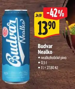 Albert Budvar Nealko nabídka