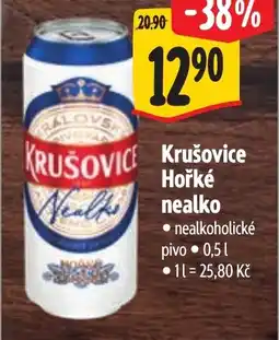 Albert KRUŠOVICE Hořké nealko nabídka