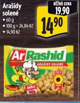 Albert Arašídy solené nabídka