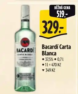 Albert BACARDI Carta Blanca nabídka