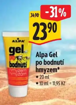 Albert ALPA Gel po bodnutí hmyzem nabídka
