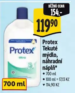 Albert Protex Tekuté mýdlo, náhradní náplň nabídka
