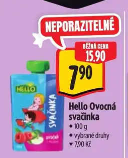Albert HELLO Ovocná svačinka nabídka