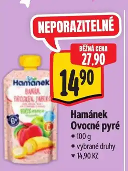Albert Hamánek Ovocné pyré nabídka